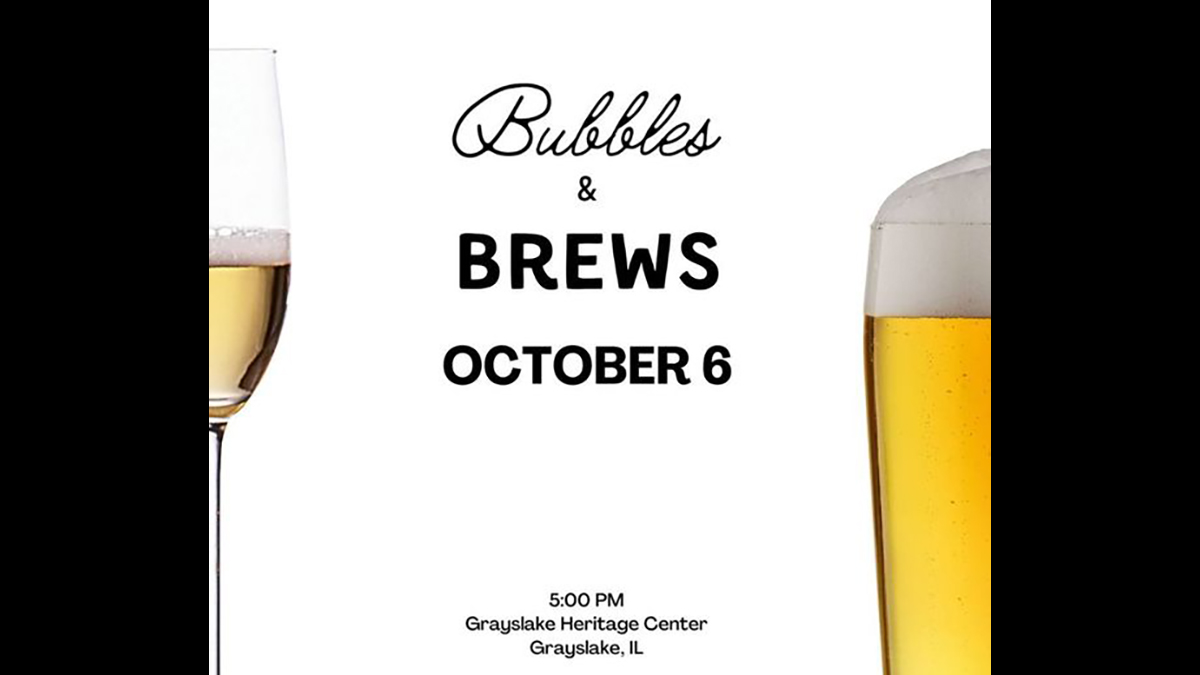 Bubbles and Brews at Grayslake Heritage Center